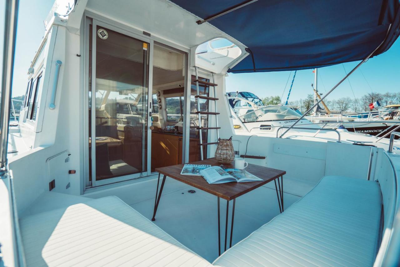 No Limit Charter Bateau Avec Parking Prive Proche Centre-Ville Rouen Buitenkant foto